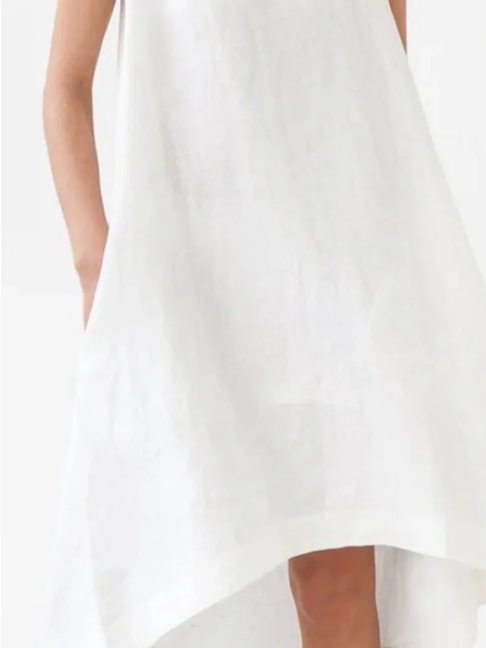 Magic Linen White Linen Dress